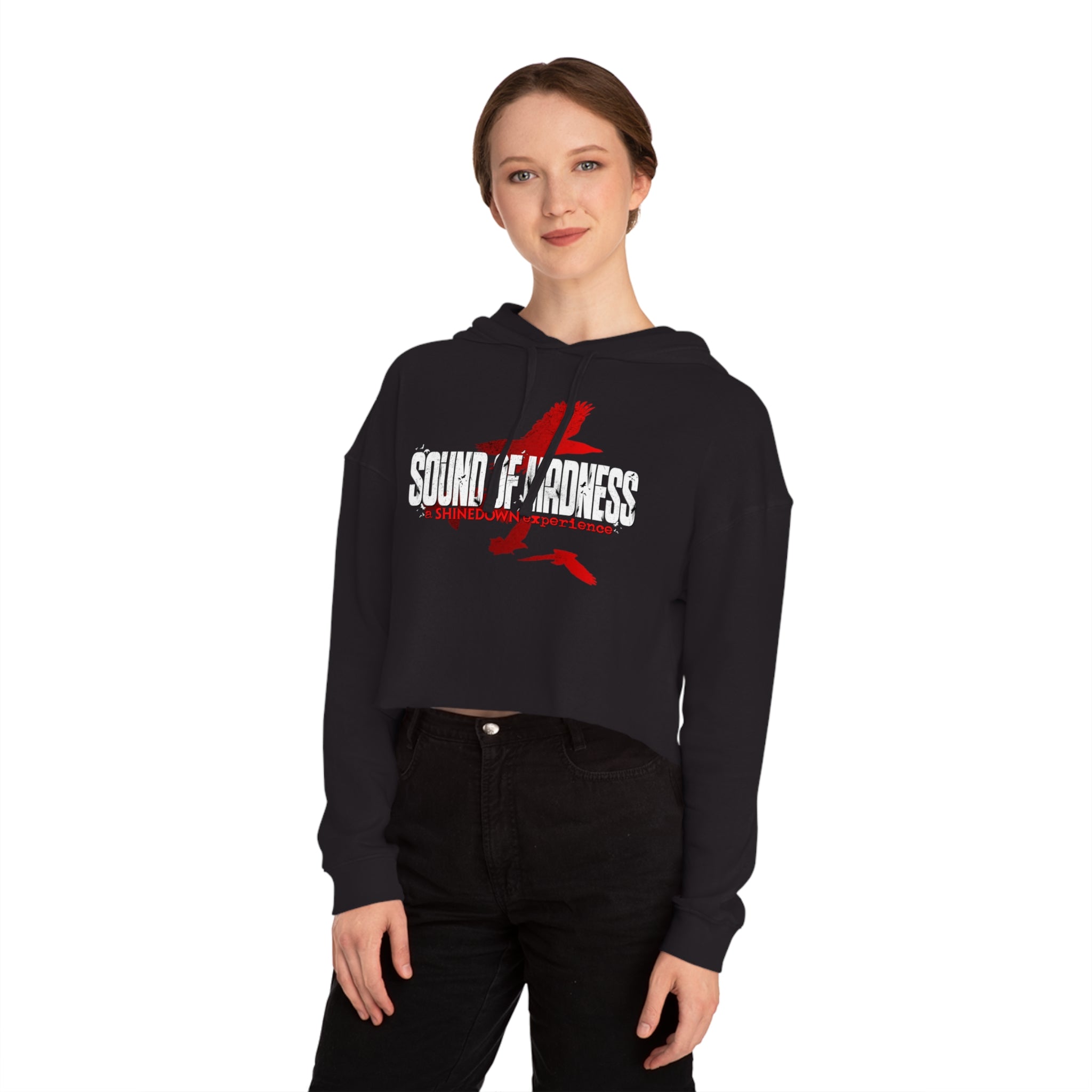 Sound of Madness Women’s Cropped Hooded Sweatshirt