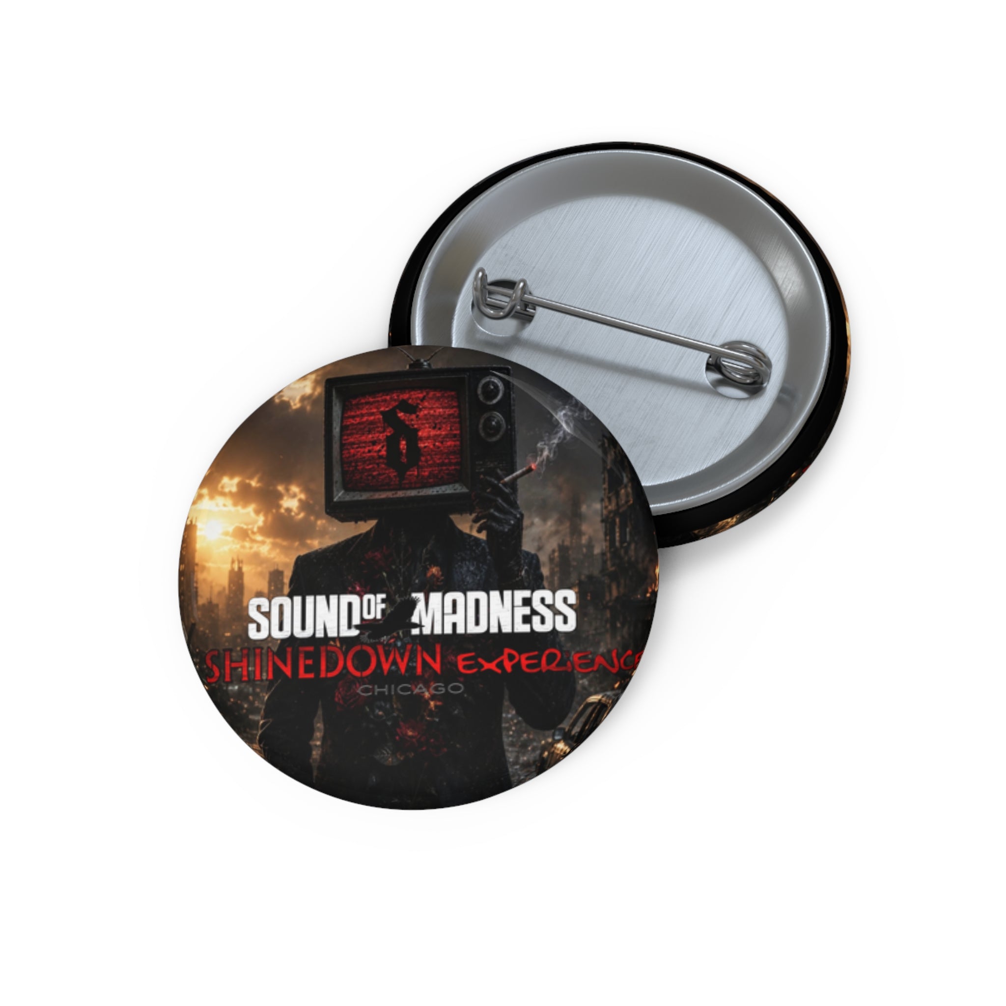 Band Pin Button