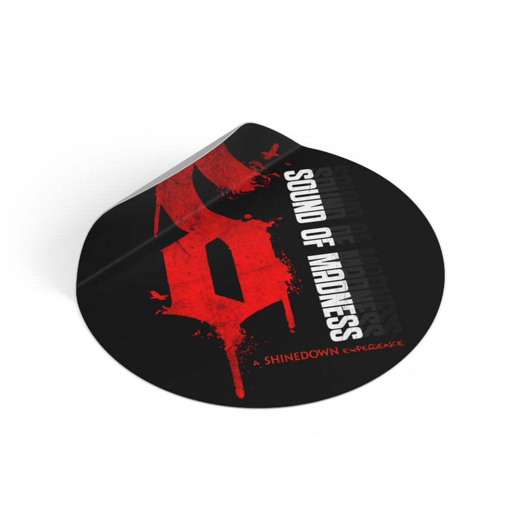 Sound of Madness Round Vinyl Sticker