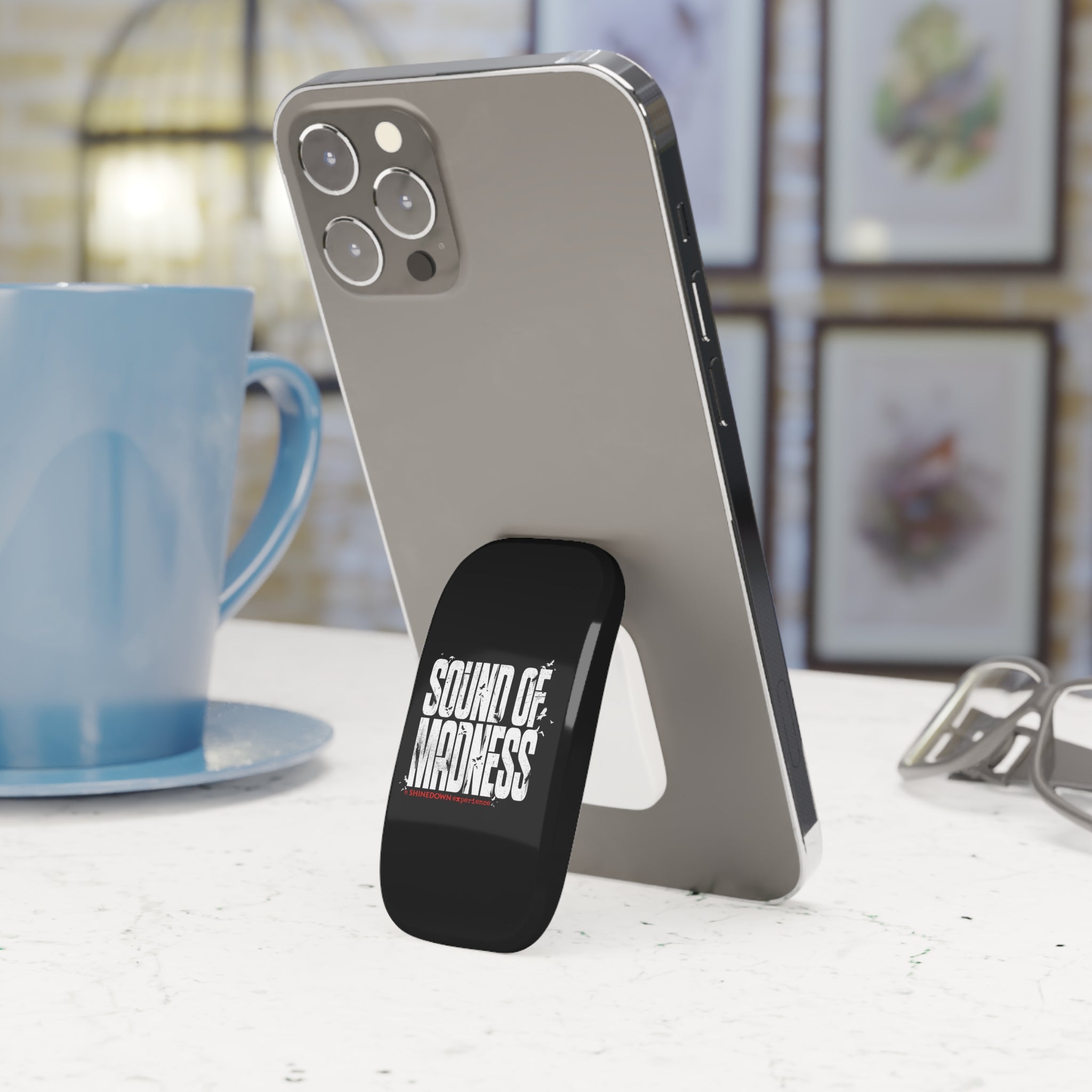 Sound of Madness Phone Grip - Music Lover's Accessory, Stylish Mobile Stand