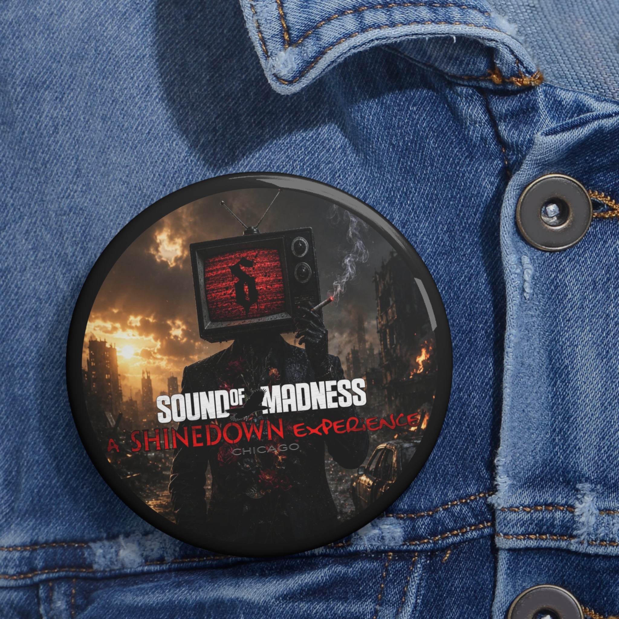 Band Pin Button