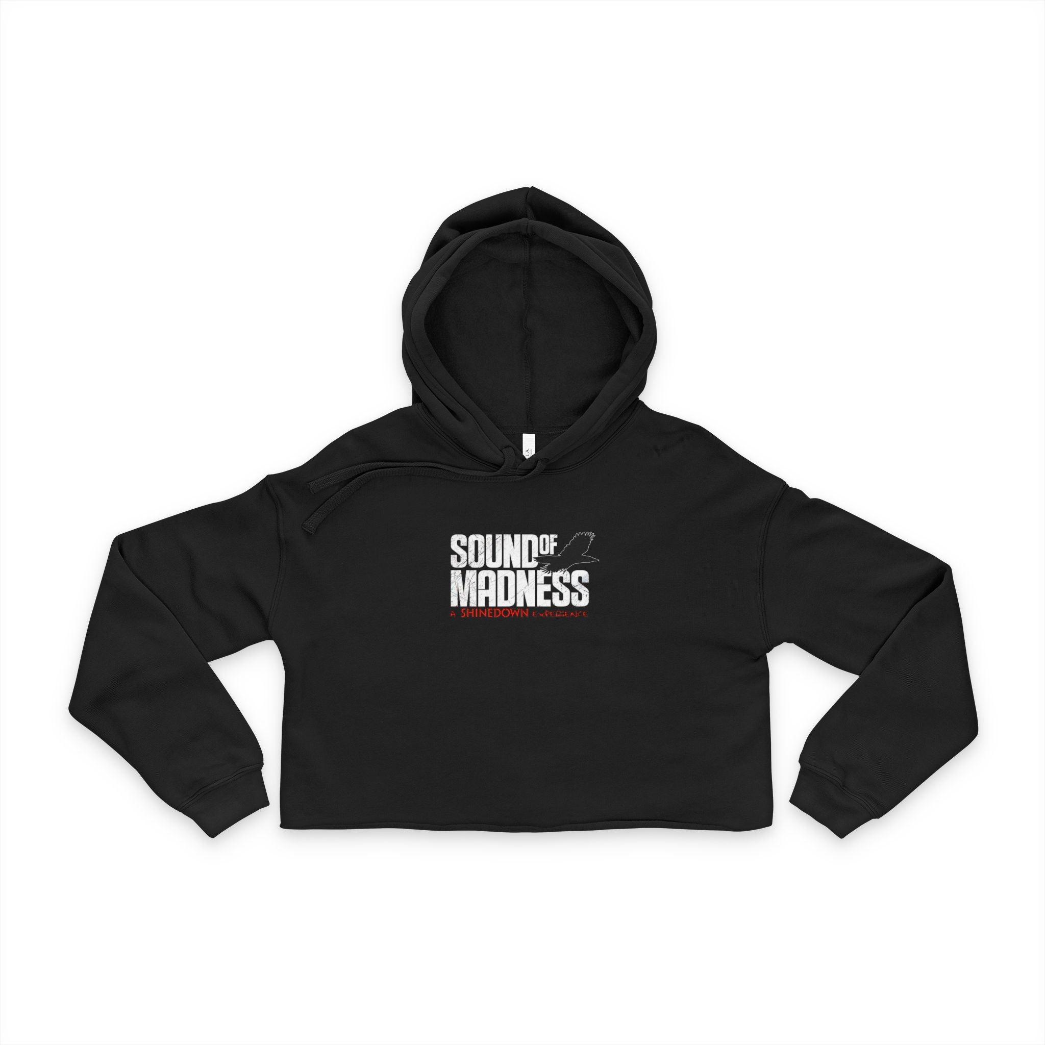 Women's Cropped Dark Hoodie