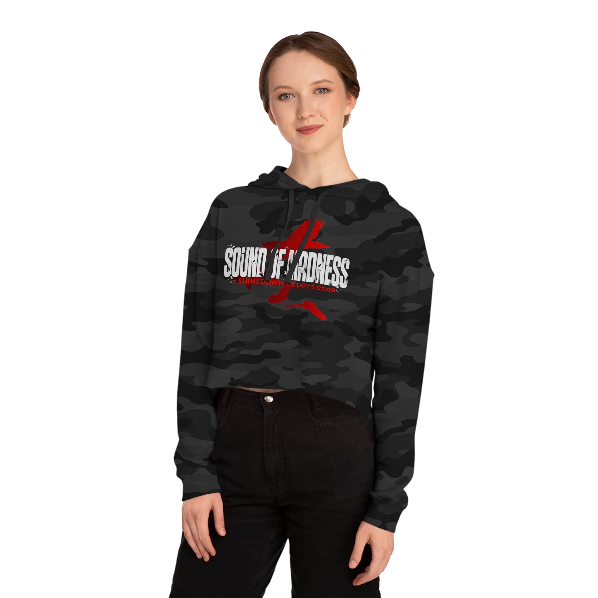 Sound of Madness Women’s Cropped Hooded Sweatshirt