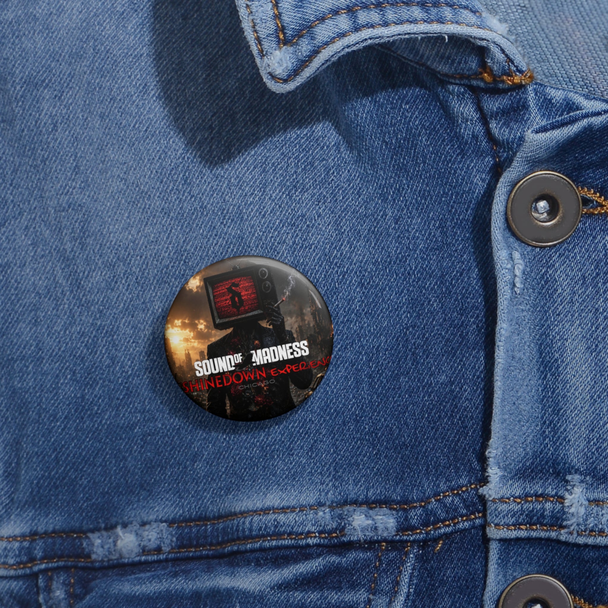 Band Pin Button