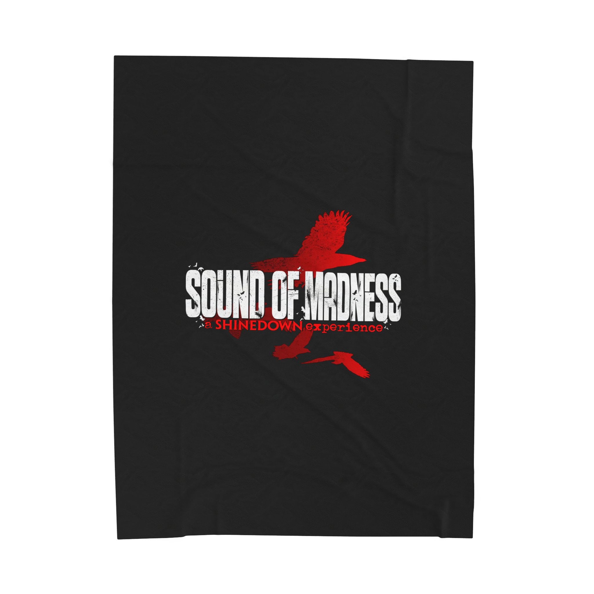 Sound of Madness Velveteen Plush Blanket | Cozy Throw for Music Lovers