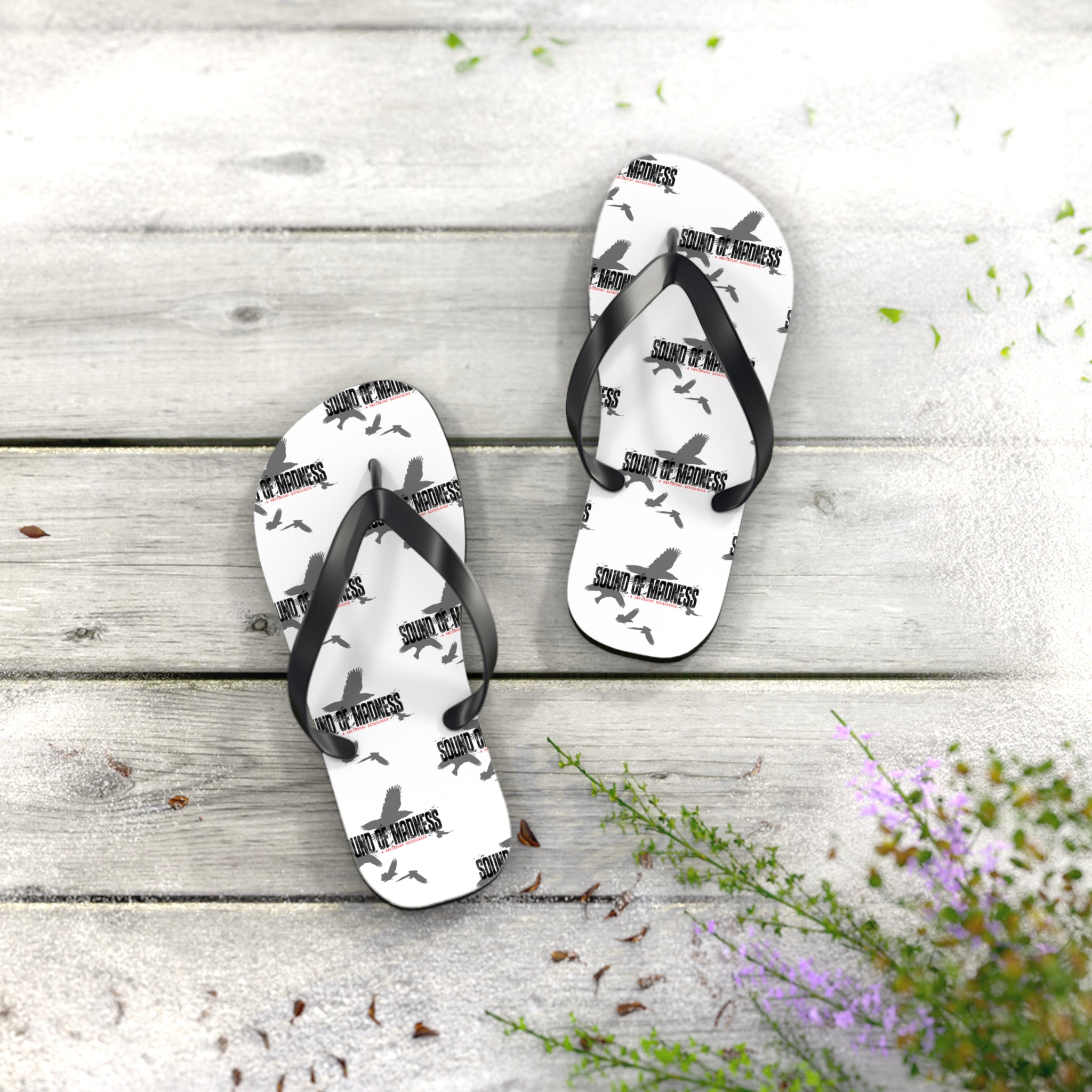 Stylish Sound of Madness Flip Flops