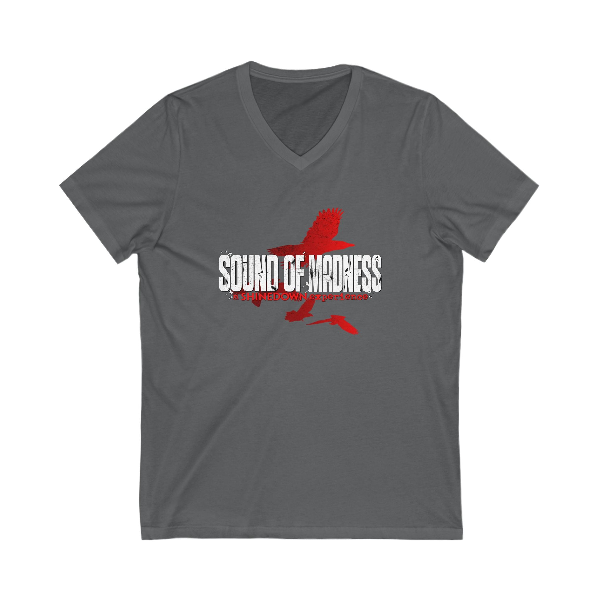 Unisex V-Neck Tee - Sound of Madness Graphic T-Shirt
