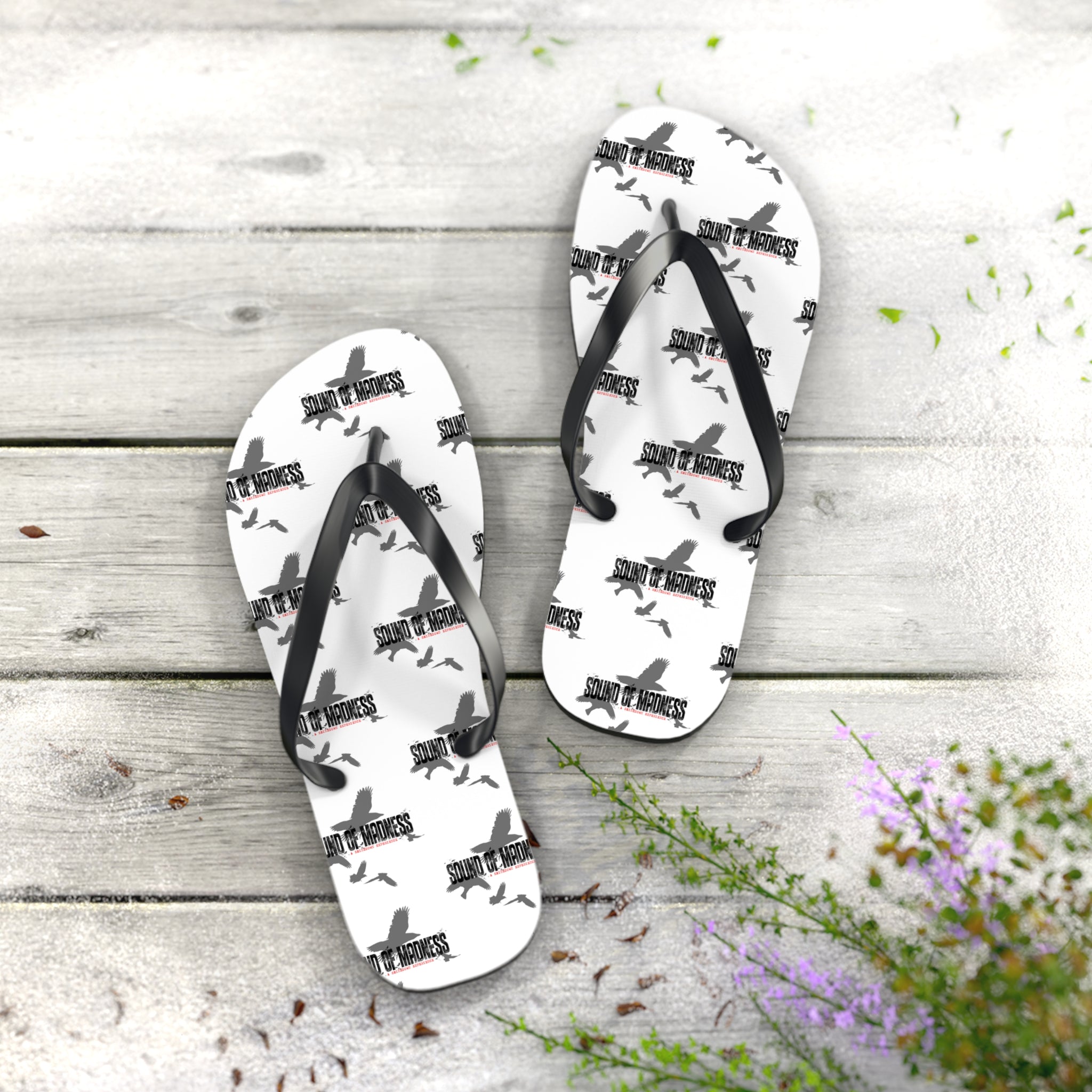 Stylish Sound of Madness Flip Flops