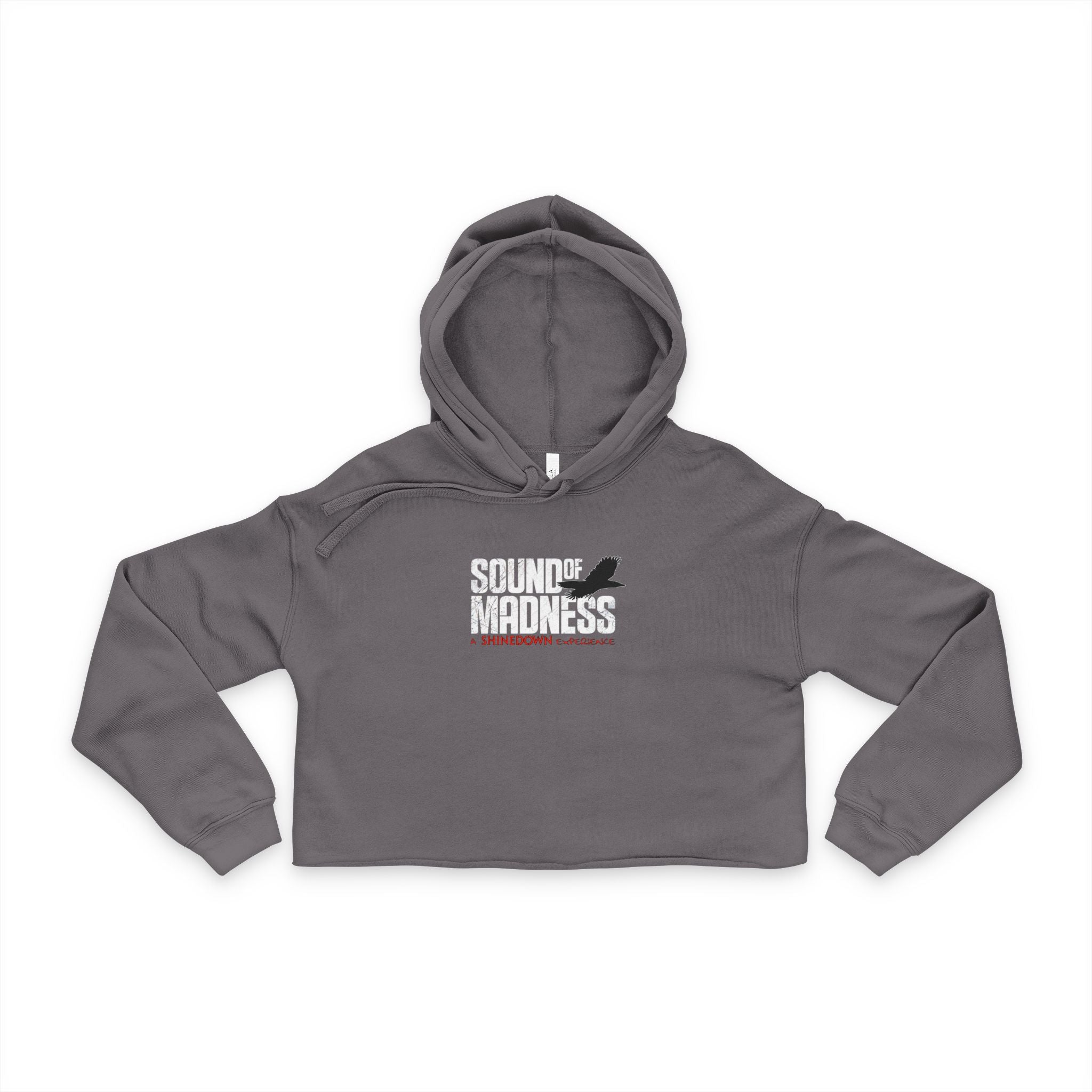 Women's Cropped Dark Hoodie