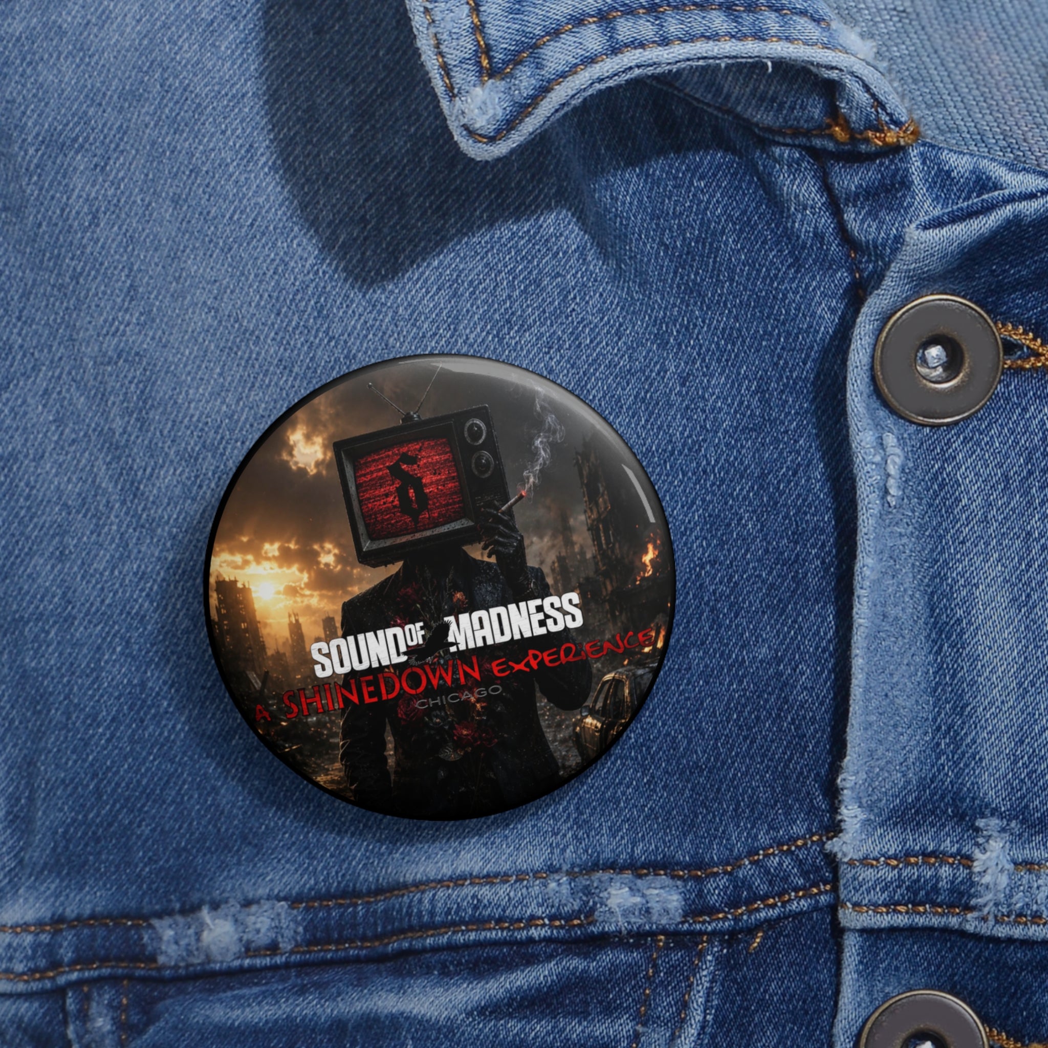 Band Pin Button