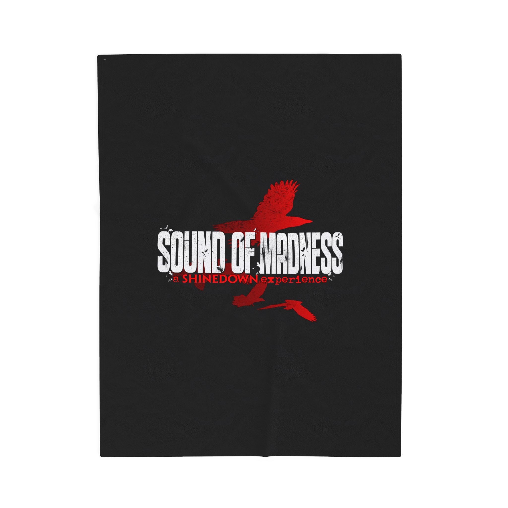 Sound of Madness Velveteen Plush Blanket | Cozy Throw for Music Lovers