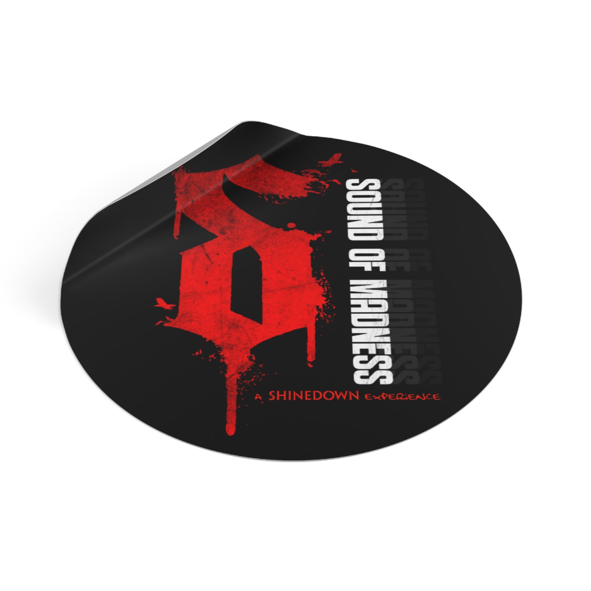 Sound of Madness Round Vinyl Sticker