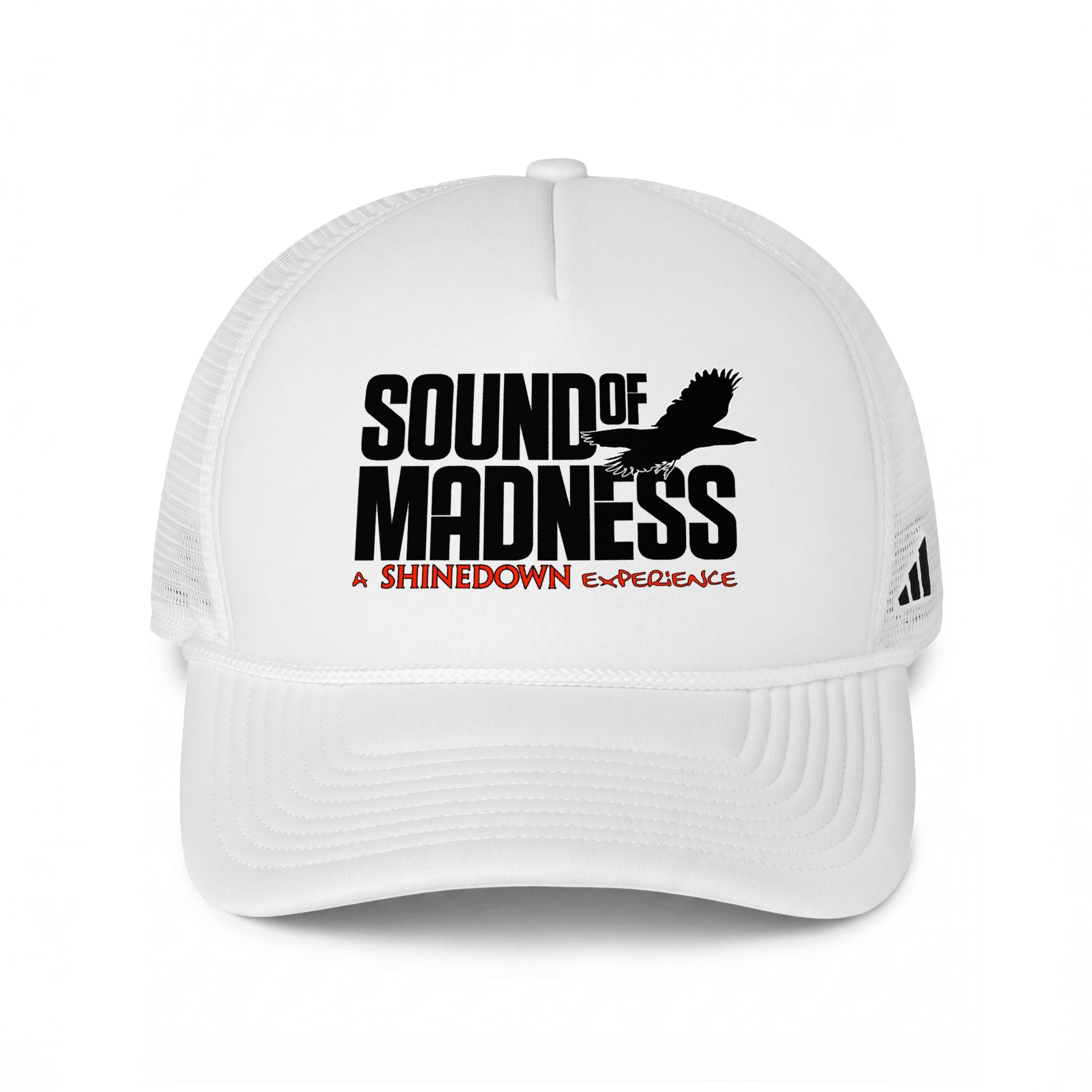 Mesh Back White Adidas Hat
