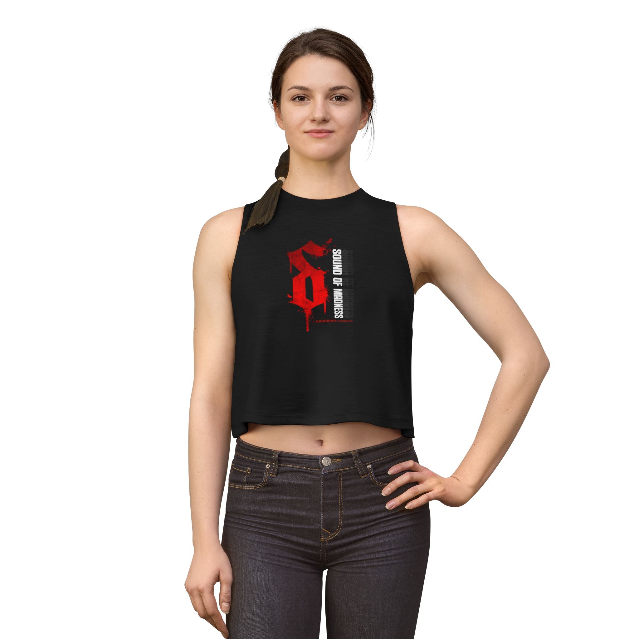 Women's Dark Crop Top