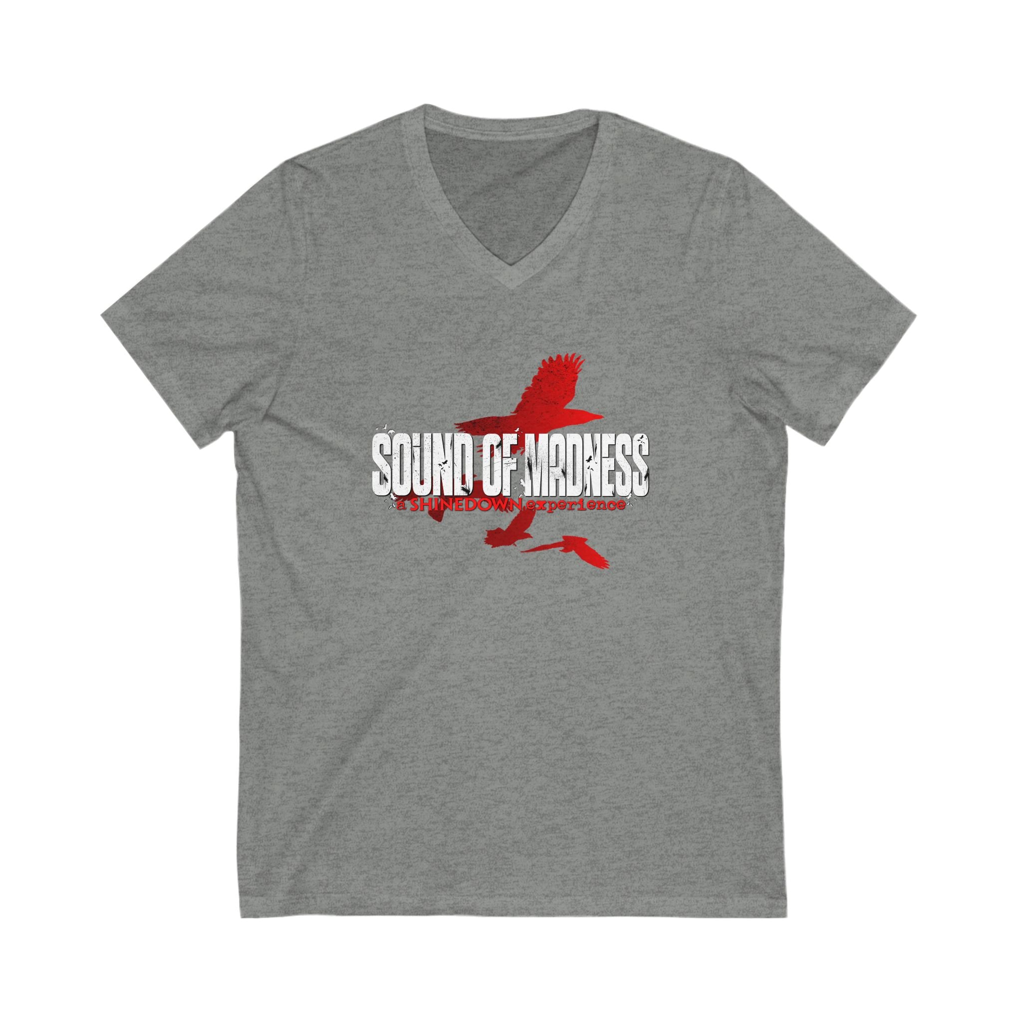 Unisex V-Neck Tee - Sound of Madness Graphic T-Shirt