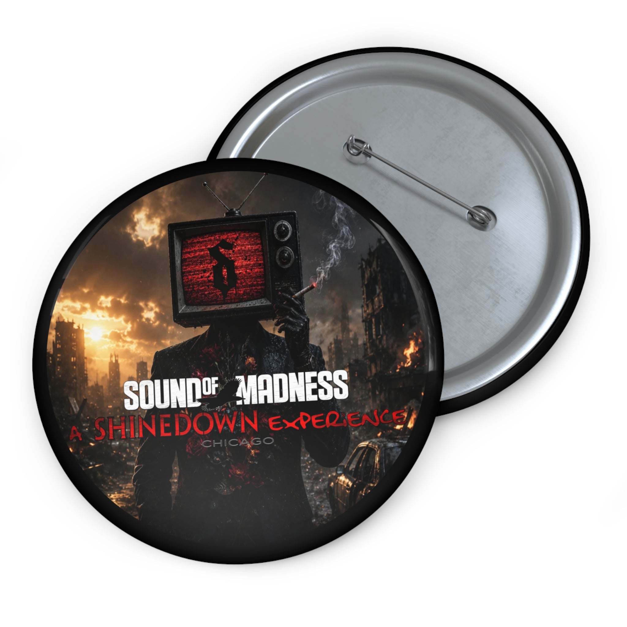 Band Pin Button