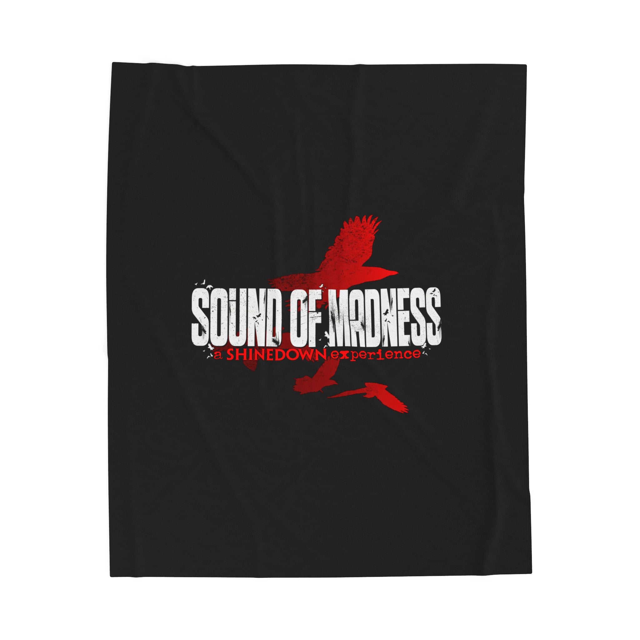 Sound of Madness Velveteen Plush Blanket | Cozy Throw for Music Lovers