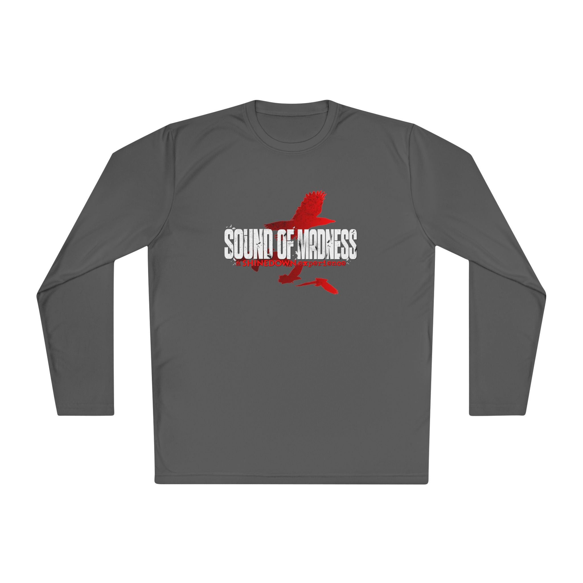 Unisex Lightweight Long Sleeve Tee - Sound of Madness Graphic