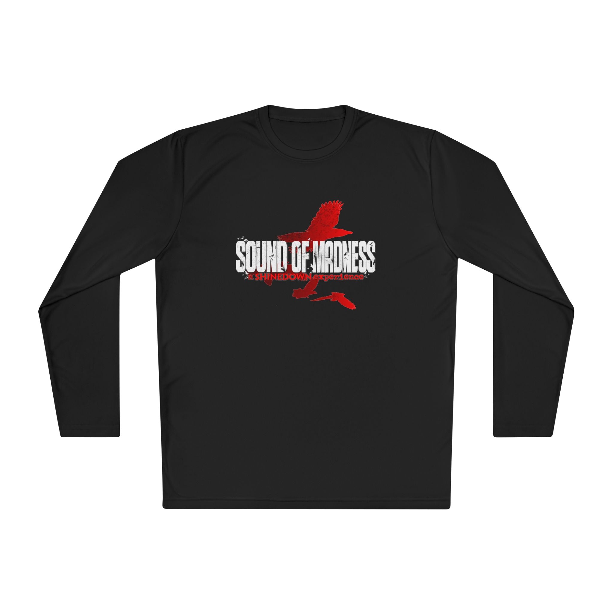 Unisex Lightweight Long Sleeve Tee - Sound of Madness Graphic